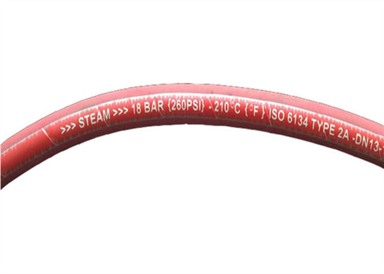High Pressure Flexible 3/4inch 20m long Rubber Steam Hose