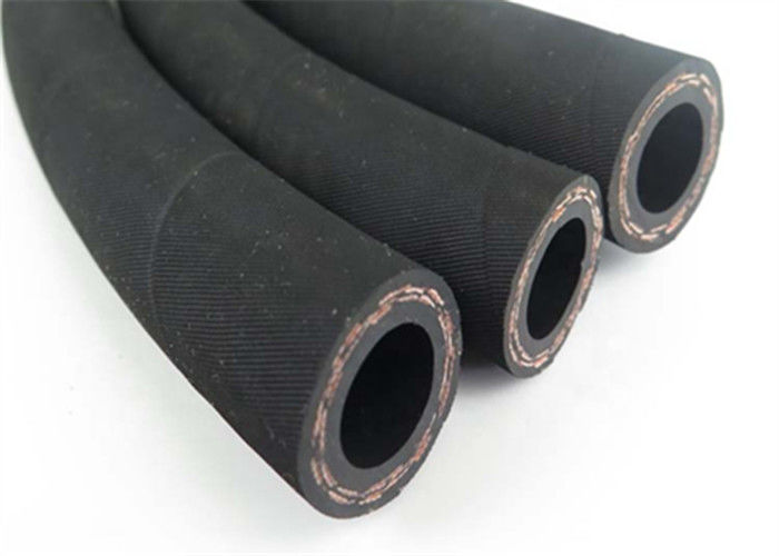 Two Layers Textile ISO SAE100 R3 Spiral Hydraulic Hose , Hydraulic Pipe Line