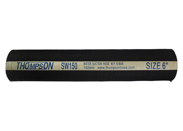 10Bar 6" 30.5M Rubber Water Hose For Suction And Discharger